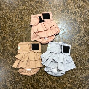 3 Pack Female dog / cat washable diapers